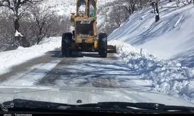 ۱۸۰ روستای آذربایجان شرقی در محاصره برف؛ کولاک و باد شدید مانع بازگشایی راه‌های روستایی شد