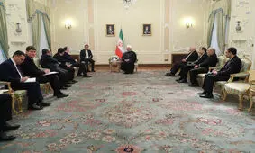 روحانی: پروژه راه‌آهن رشت-آستارا گامی در جهت منافع ایران و آذربایجان است