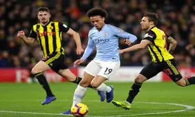 خلاصه دیدار منچسترسیتی و واتفورد