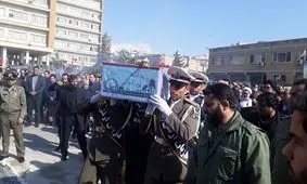 پیکر دو شهید گمنام دفاع مقدس در تهران تشییع شد