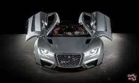 ابرخودروی لوکس و برقی طراحی شد + عکس