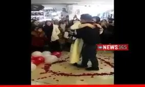 فیلم لحظه دستگیری دختر و پسر اراکی که در وسط پاساژ از هم خواستگاری کردند