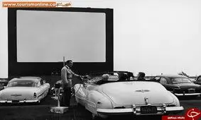 عجیب‌ترین مکان برای سرو غذا و تماشای فیلم! +تصاویر