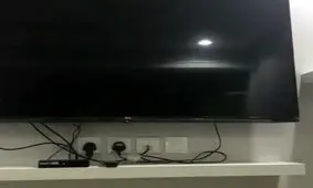 ایده جالب پنهان کردن سیم های پشت ال سی دی