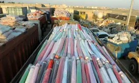 کشف ۳.۵ میلیارد ریال پارچه قاچاق در سنندج