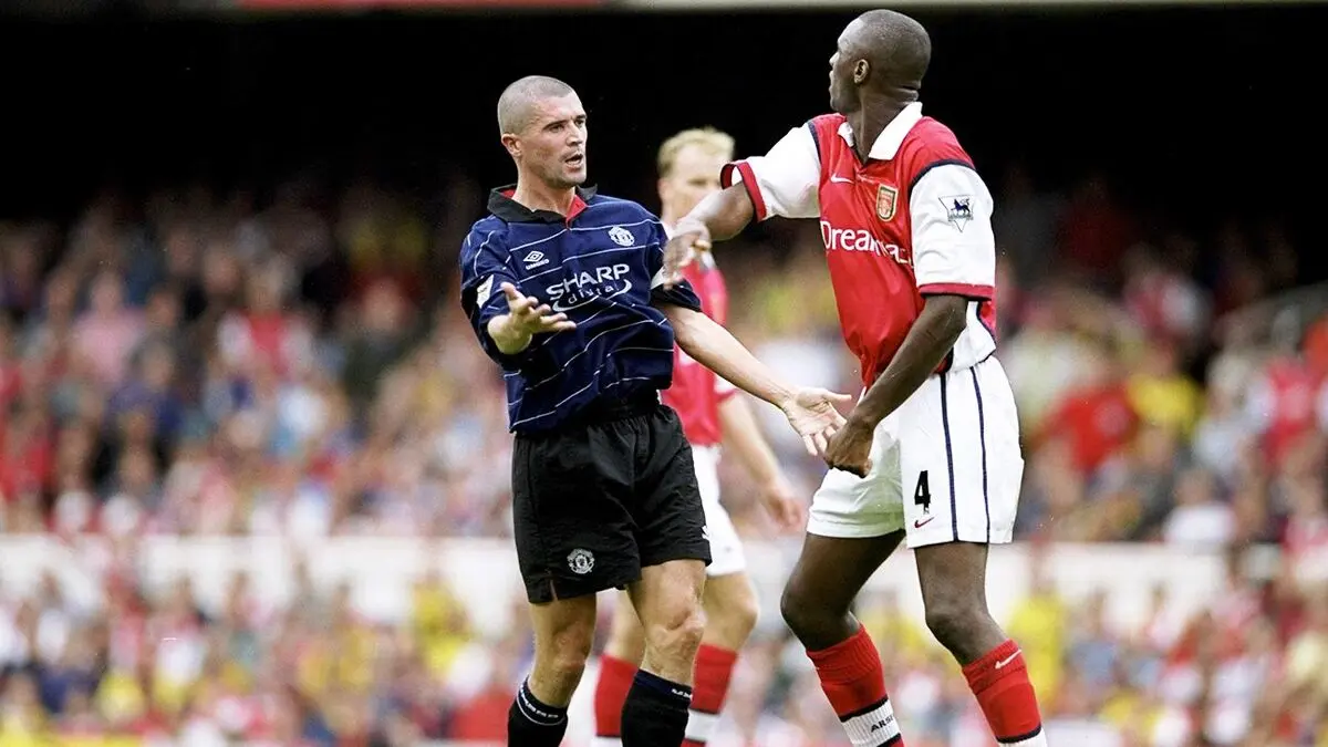 همه دعواهای کین و ویه‌را در آرسنال و منچستر
