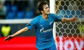 گلزنی سردار آزمون برای زنیت سن پترزبورگ