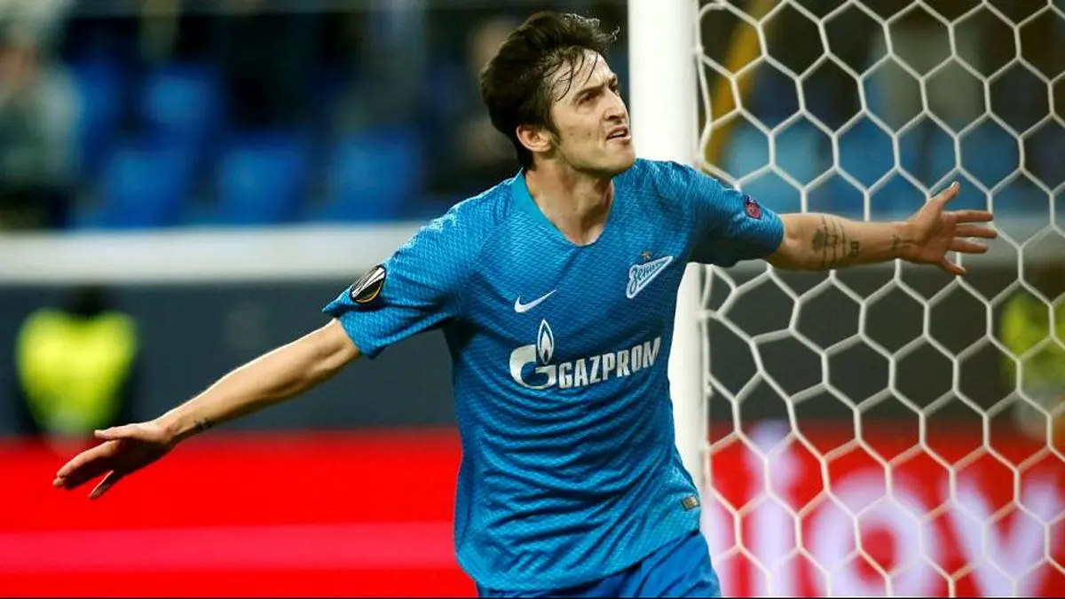 گلزنی سردار آزمون برای زنیت سن پترزبورگ