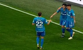 پیروزی زنیت صدرنشین با پنجمین گل سردار آزمون