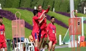 انجام تمرین ویژه پرسپولیس برای بازی با السد/تمرین ترابی پا به پای سرخپوشان