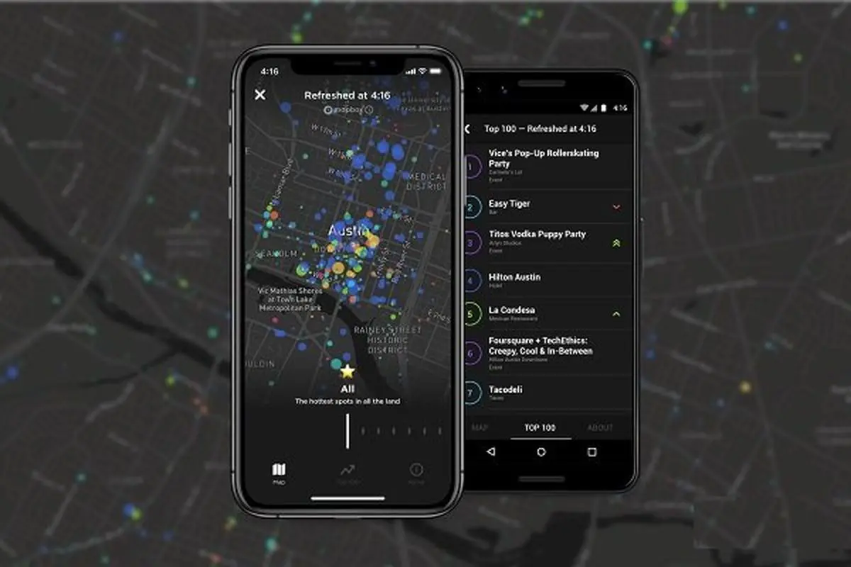 شبکه اجتماعی که نقاط محبوب شهرتان را نشان می دهد