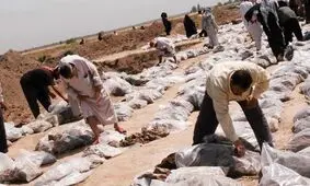 خارج کردن حدود پنج هزار جسد در موصل
