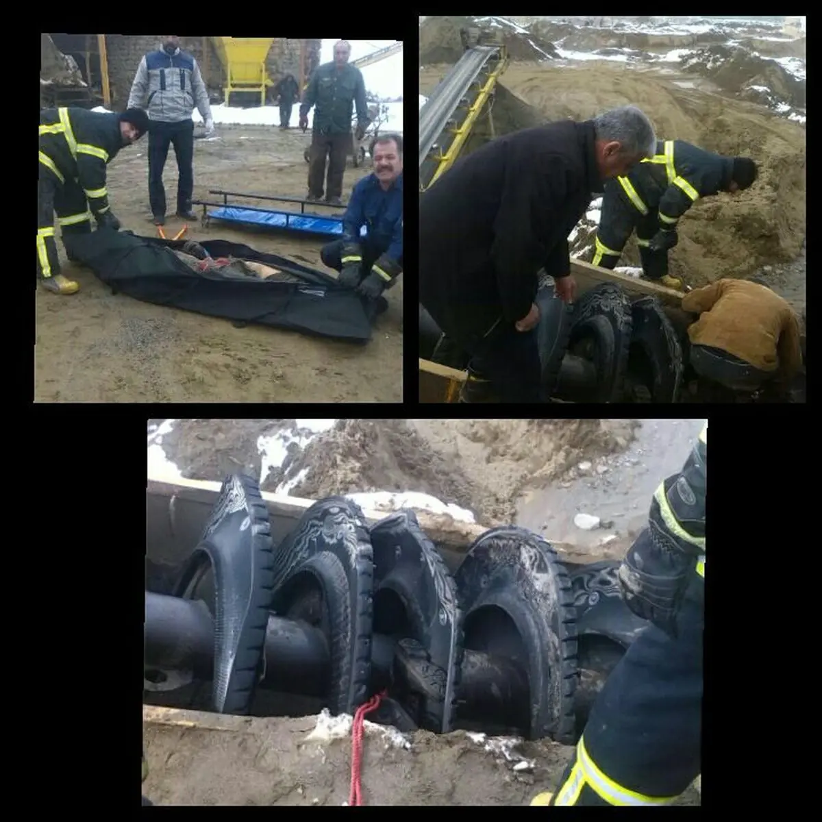 مرگ دلخراش کارگر شرکت دانه بندی در شازند