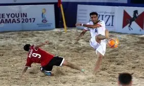 فوتبال ساحلی؛ مصاف ایران – عمان برای صدرنشینی