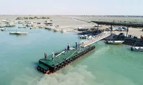 تعطیلات عیدنوروز اسکله شناور 48 متری در بنادر گلستان نصب می شود
