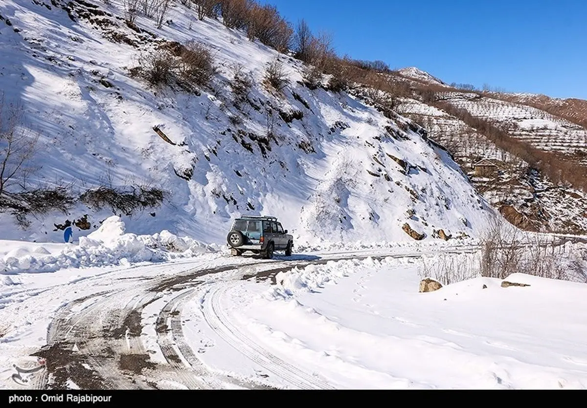 برف و باران در لرستان؛ دمای هوا کاهش می‌یابد