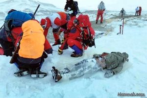 مرگ یک کولبر نوجوان در سقوط از کوه