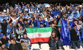 گزارش تصویری اختصاصی حضور هواداران استقلال در ورزشگاه آزادی