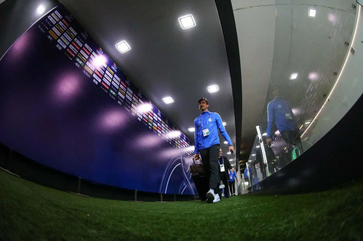 گزارش تصویری اختصاصی حضور بازیکنان دو تیم استقلال ایران - العین امارات در ورزشگاه آزادی