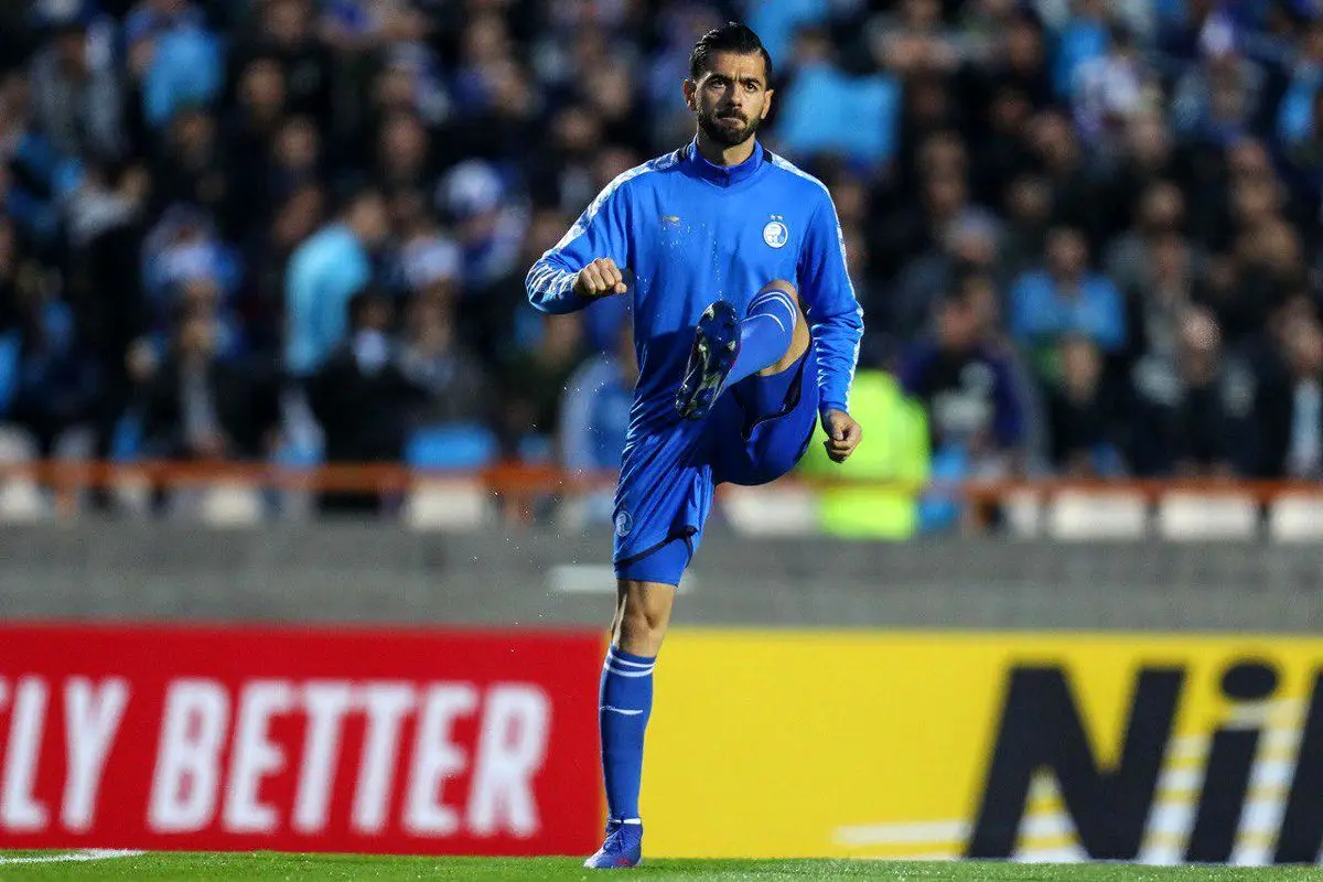 گزارش تصویری اختصاصی گرم کردن دو تیم استقلال ایران - العین امارات