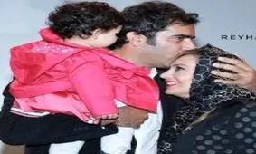 بوسیدن یکتا ناصر توسط منوچهر هادی، در جشن سالگرد ازدواجشان