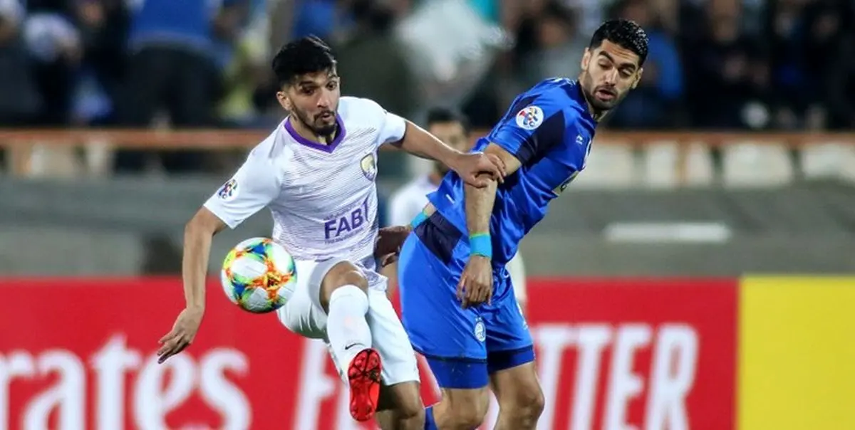 تساوی استقلال و العین در نیمه اول/ تیر دروازه به جای گل!