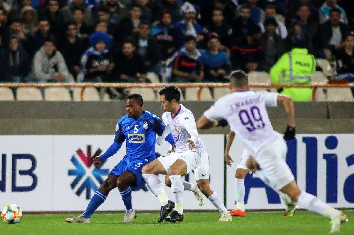 گزارش تصویری اختصاصی نیمه اول استقلال ایران - العین امارات