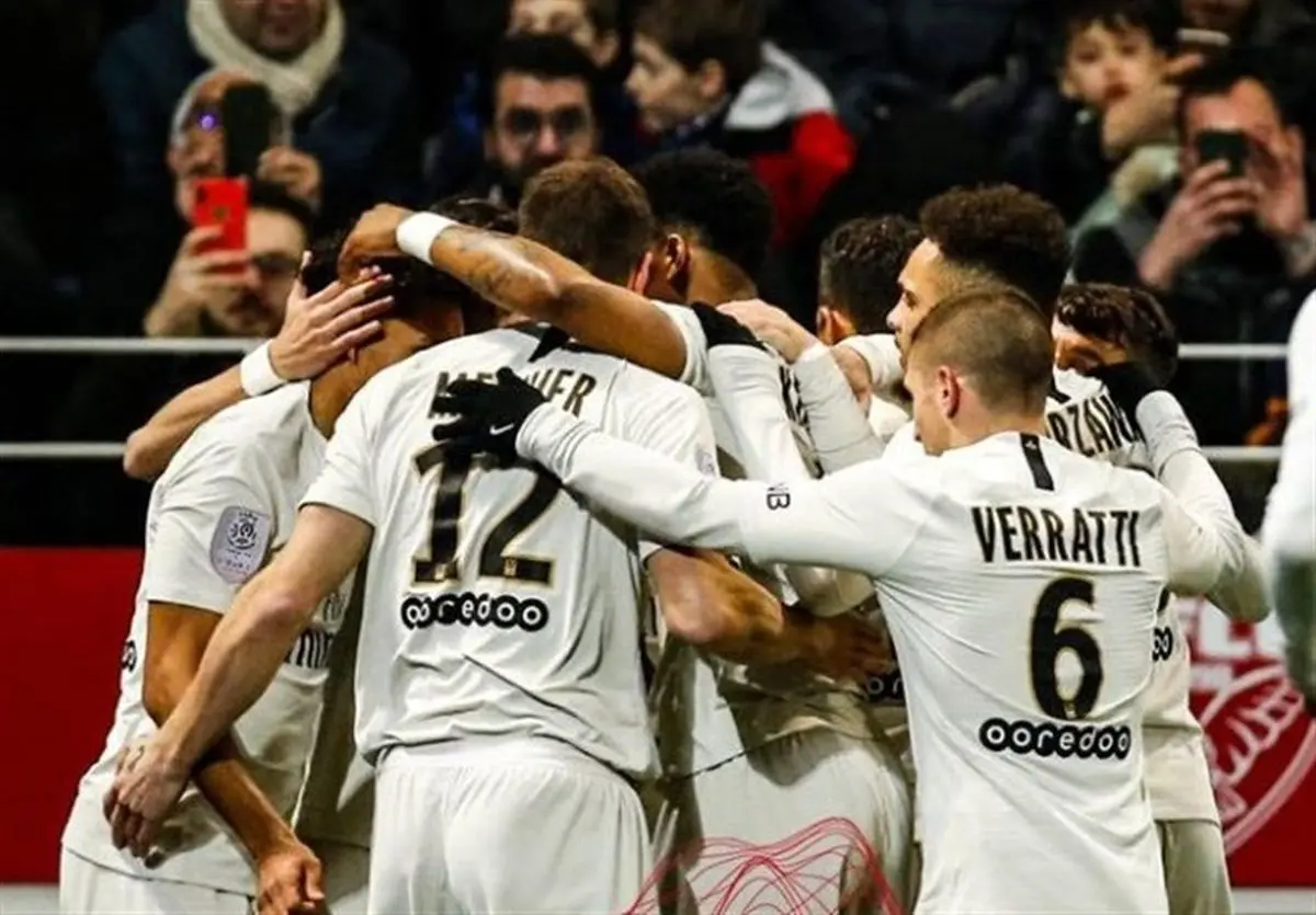 پاری سن ژرمن یک قدم به قهرمانی نزدیکتر شد