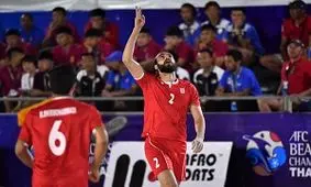 ملی پوش فوتبال ساحلی محروم شد