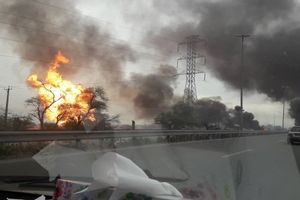 آتش‌سوزی در خط لوله گاز در برومی/ 2 نفر جان باختند