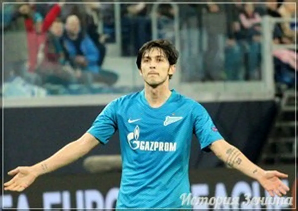 سردار آزمون بهترین بازیکن لیگ برتر روسیه