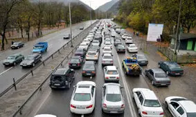 جاده هراز در سفر‌های نوروزی پهن‌تر می‌شود