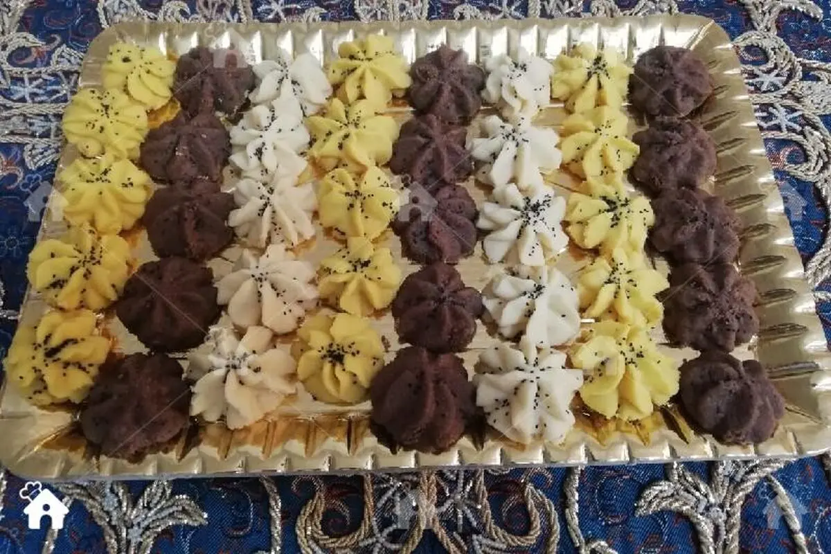 طرز تهیه شیرینی بهشتی ساده و خوشمزه برای عید