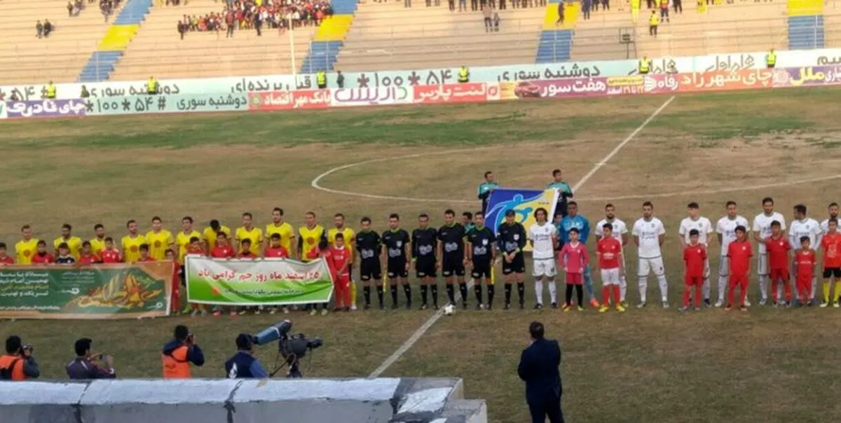 تساوی پارس جنوبی وماشین سازی تبریز در نیمه اول