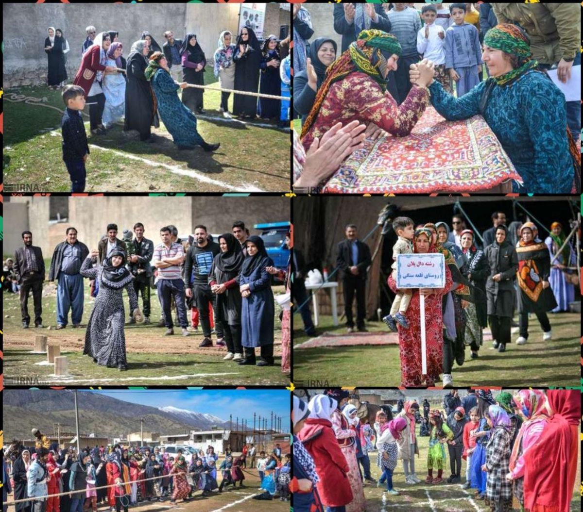 جشنواره بازی های بومی زنان در لرستان