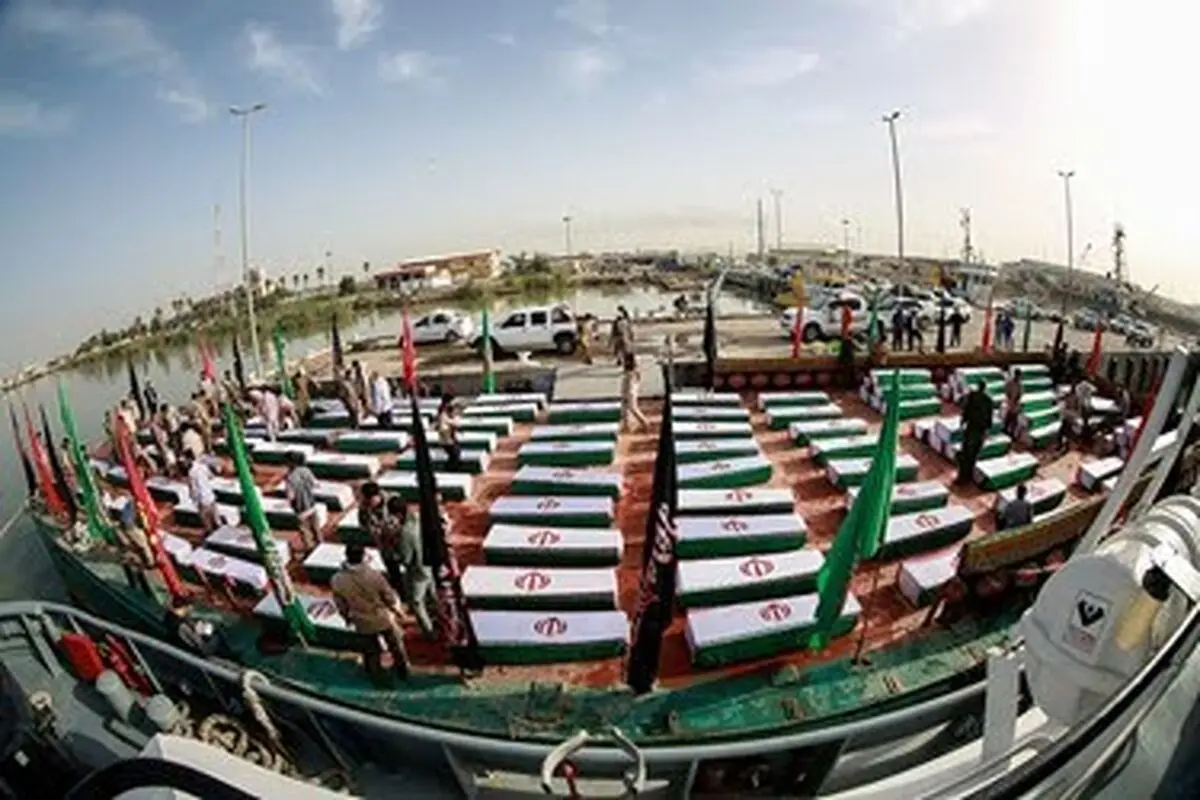ورود پیکر ۱۱۵ شهید دفاع مقدس به کشور
