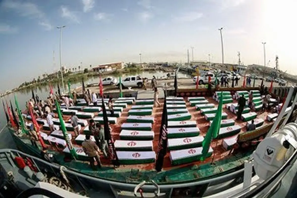 ورود پیکر ۱۱۵ شهید دفاع مقدس به کشور