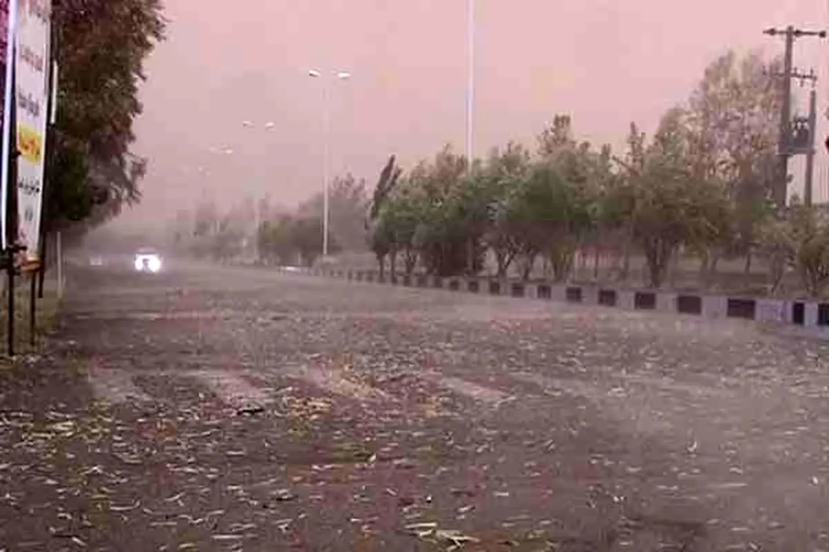 سرعت تندباد در اردبیل به ۹۰ کیلومتر بر ساعت می‌رسد