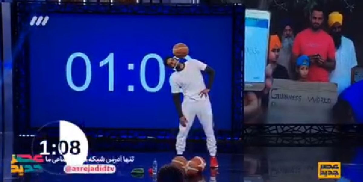 ویدیو/شکستن یک رکورد در برنامه عصر جدید