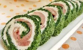 طرز تهیه رول اسفناج بسیار خوشمزه