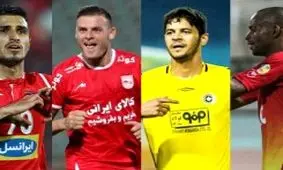 بهترین گلزنان لیگ در سال 97؛ علیپور در محاصره خارجی‌ها