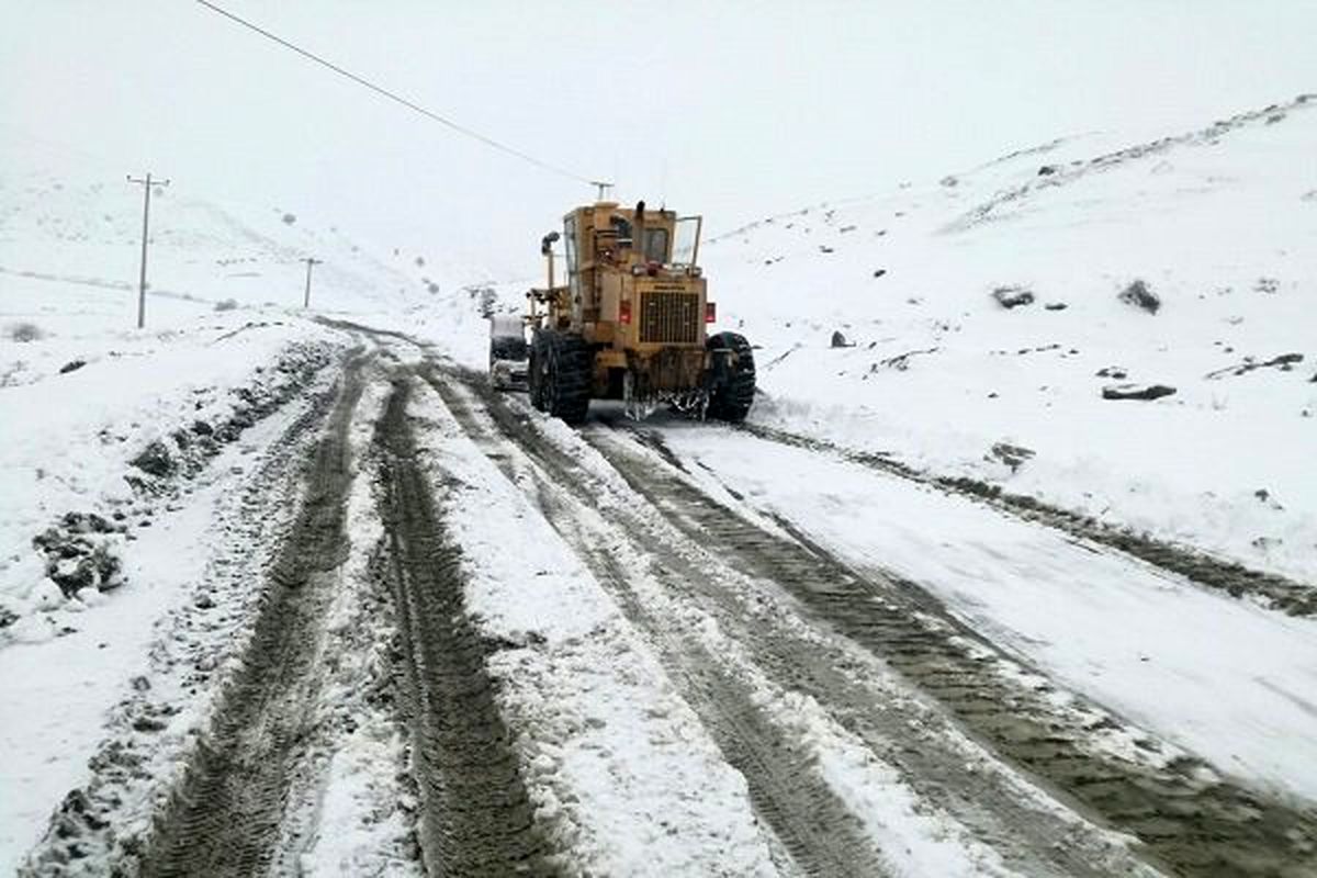 محورهای مازندران برفی است