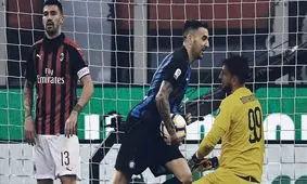 اینتر با برتری در دربی دلامادونینا با یک تیر 2 نشان زد/دبل میلان در شکست