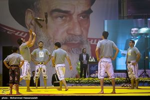 افتتاحیه رقابتهای جام جهانی کشتی ۲۰۱۷ کرمانشاه برگزار شد