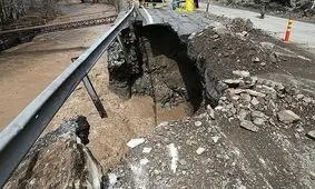 محور کرج-چالوس مجدد مسدود شد