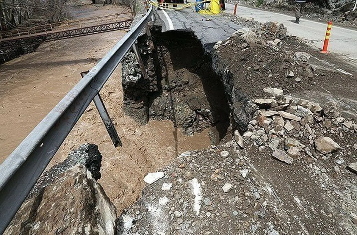 محور کرج-چالوس مجدد مسدود شد