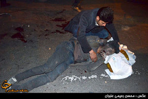20 تن در حوادث چهارشنبه سوری مشهد مصدوم شدند