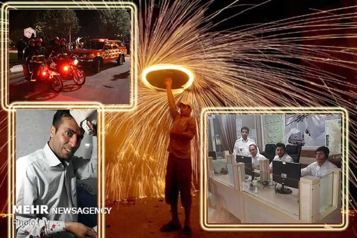 آمار مصدومان چهارشنبه سوری در آذربایجان غربی به ۱۹۸ نفر رسید