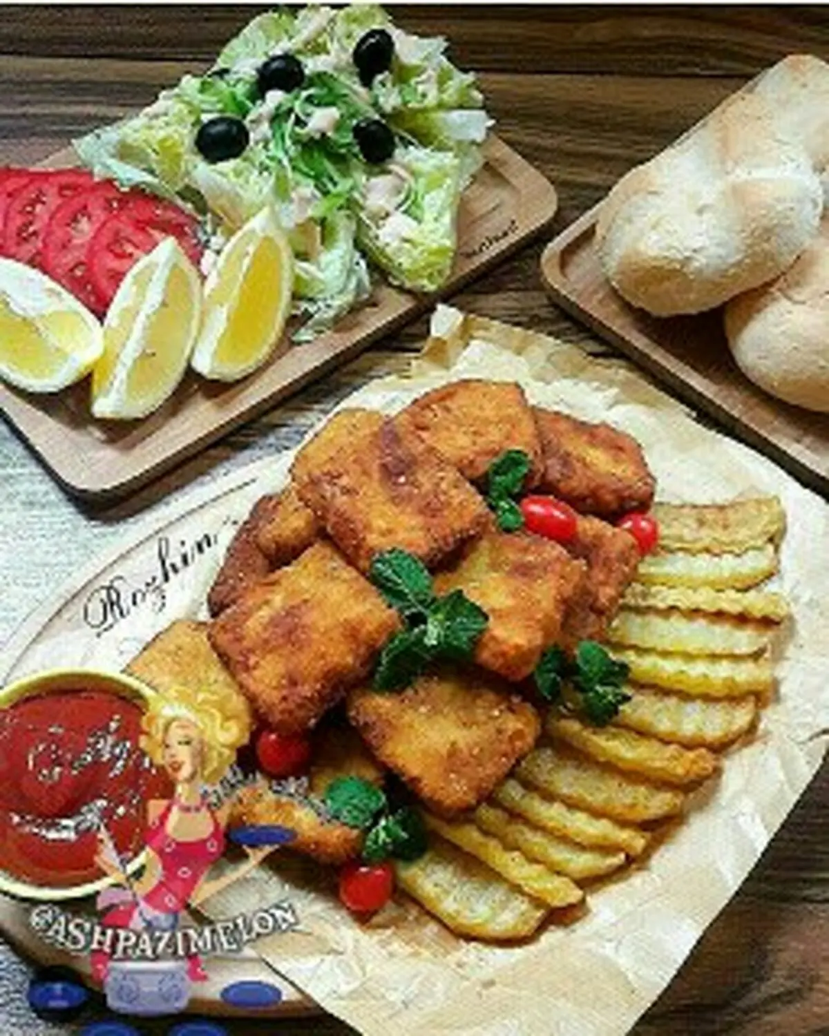 طرز تهیه کروکت مرغ
