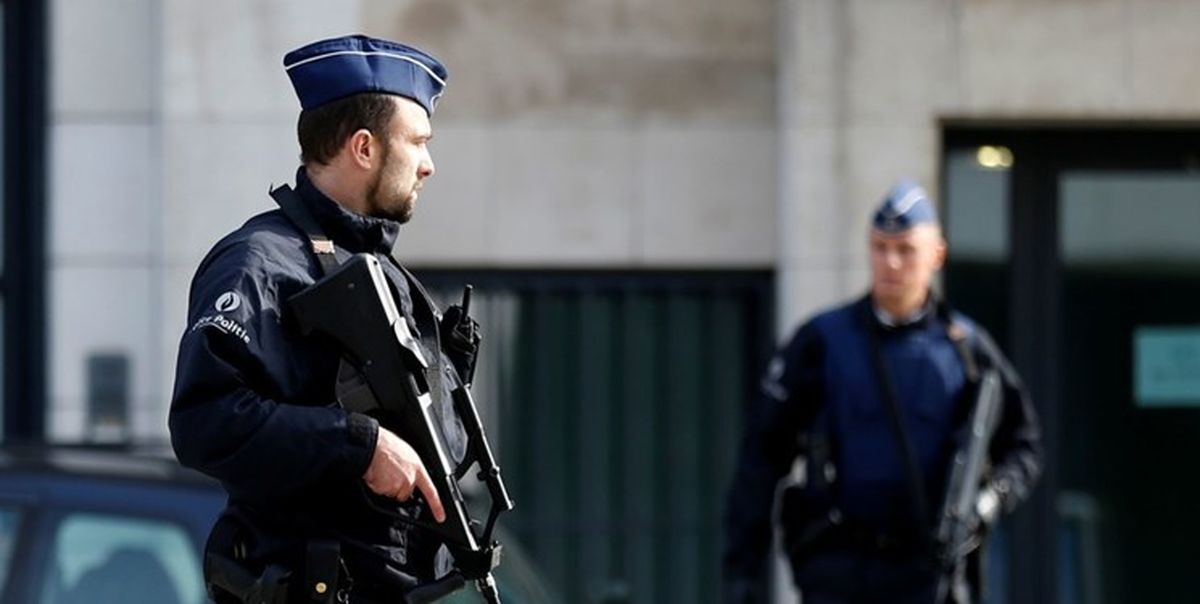 آماده‌باش امنیتی در نزدیکی مقر اتحادیه اروپا